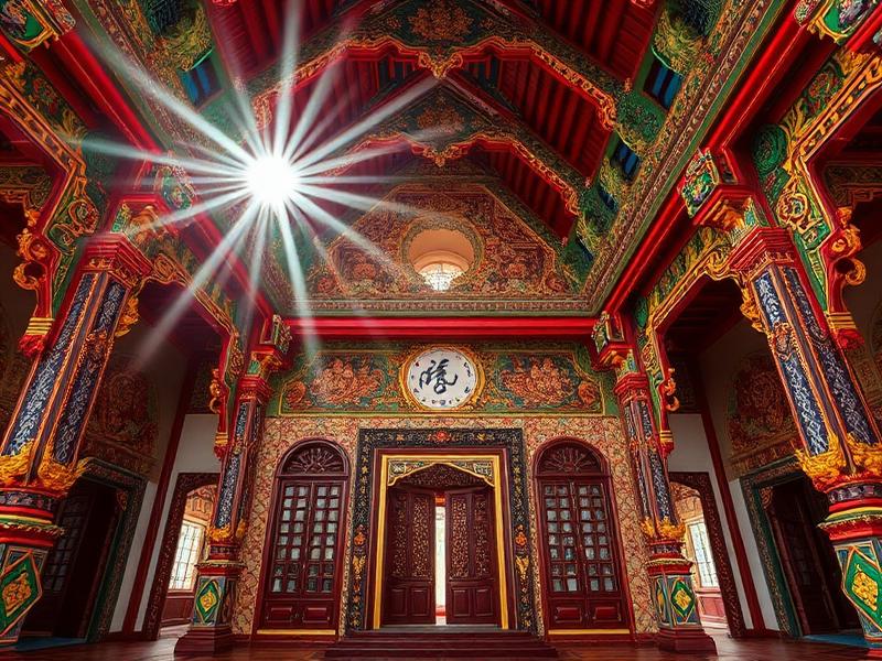 Tòa Thánh Cao Đài và những lớp màu kiến trúc